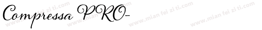 Compressa PRO字体转换